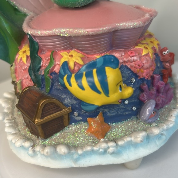 Vintage 1988 DISNEY Exclusive Little Mermaid "Under The Sea" Musical Figurine - Picture 5 of 14